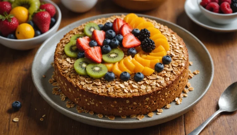 bowl cake flocon d'avoine healthy